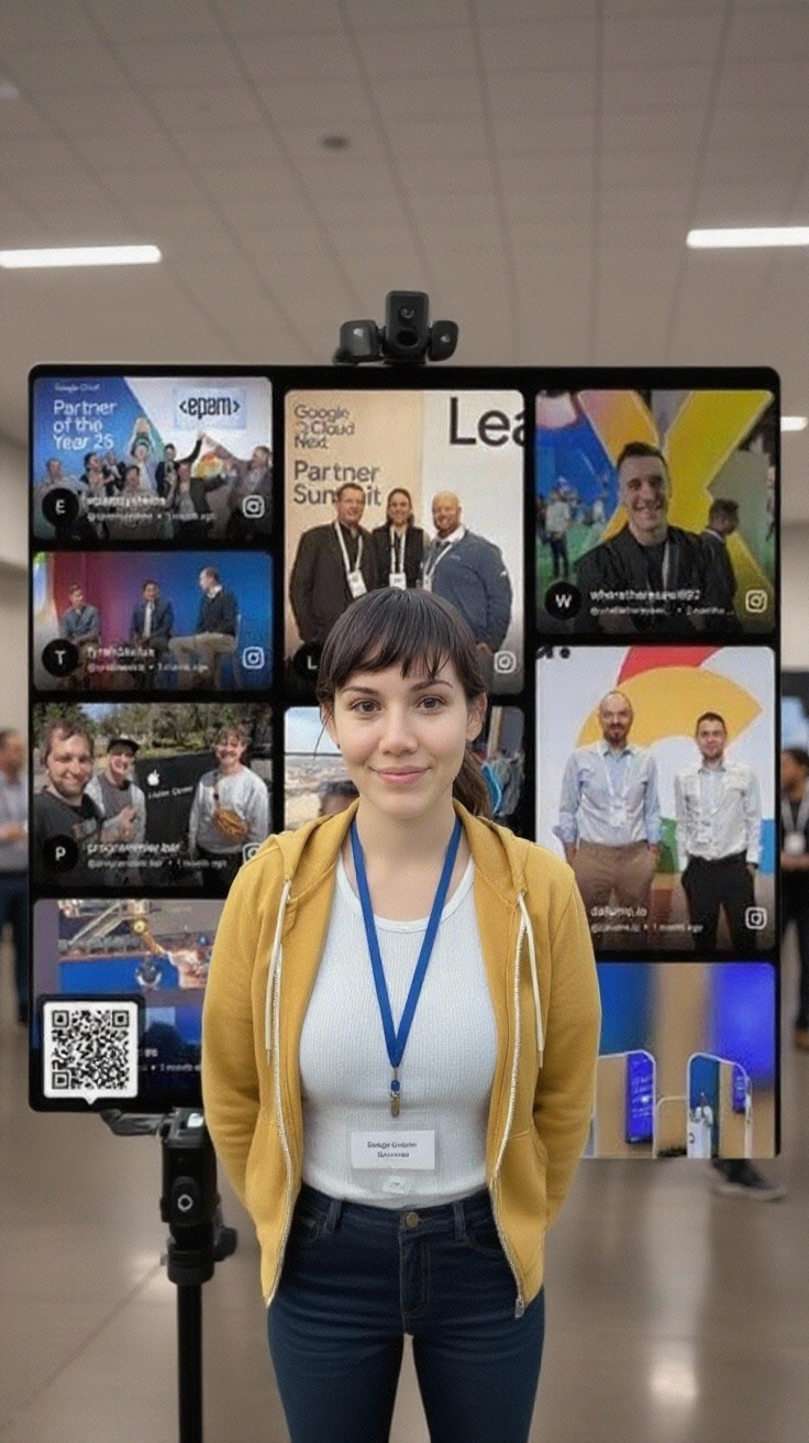 Social wall for conference