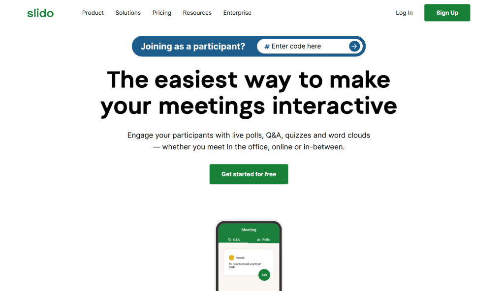 audience engagement tool
